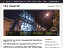 Tablet Screenshot of guernseybar.com